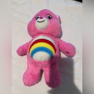 CHEER BEAR Pink Care Bears 14" Classic Medium Plush 2020 SUPER EXTRA SOFT